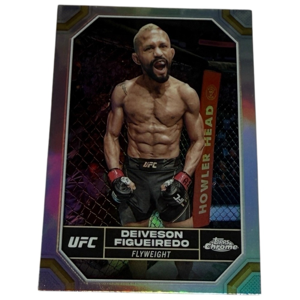 2024 Topps Chrome UFC Deiveson Figueiredo #57‎ Refractor 19I